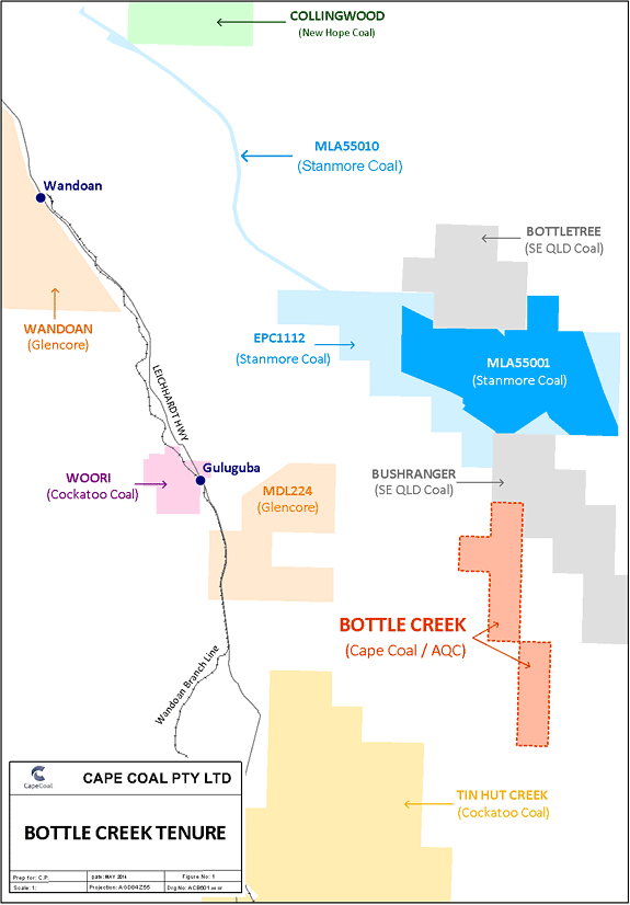 EPC 1896 Bottle Creek South project map